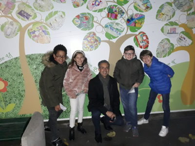 Rodari School in Trecate, Italy receives surprise guests