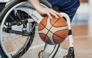 Birla Carbon Germany sponsors a wheelchair basketball game