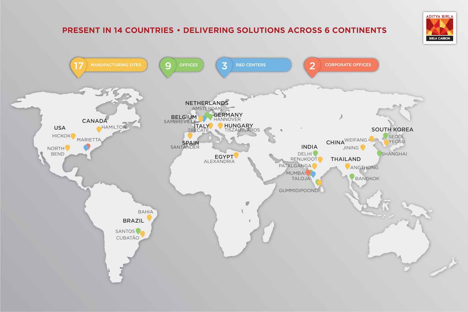 Birla Carbon Locations