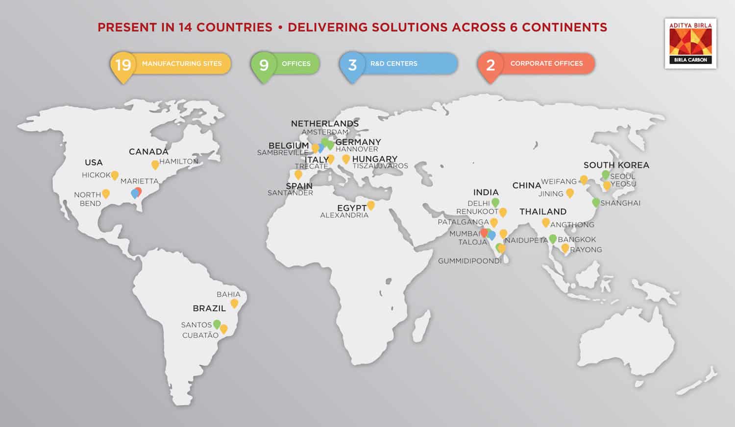 Birla Carbon Locations